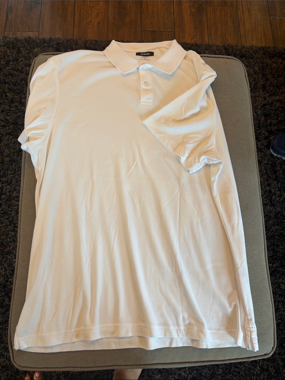 A/X Armani Exchange Men's White Polo Shirt